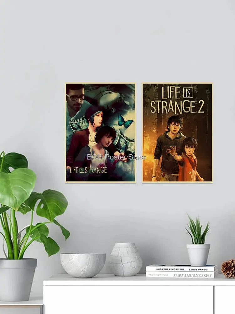 Classic Life is Strange 1 2 Before the Storm Video Game Kraft Poster Painting Wall Sticker Art Picture Game Room Home Gift Decor June Wall Art