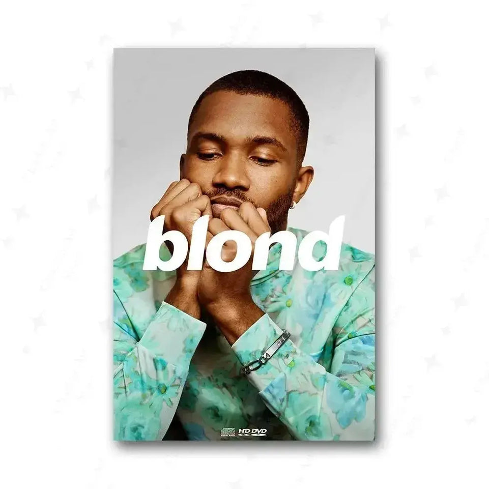 Tyler The Creator Frank Blonde Poster Hip Hop Rapper Singer Star Band Music Cover Wall Art Canvas Painting Cafe Home Room Decor June Wall Art
