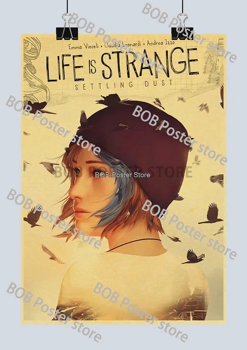 Classic Life is Strange 1 2 Before the Storm Video Game Kraft Poster Painting Wall Sticker Art Picture Game Room Home Gift Decor June Wall Art