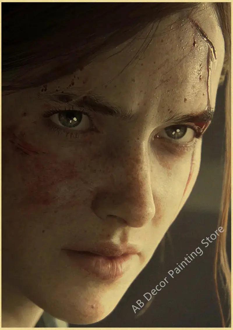 Retro The Last of Us Part 1 2 Poster Kraft Paper Prints Picture DIY Vintage Home Room Bar Cafe Art Wall Decor Aesthetic Painting June Wall Art