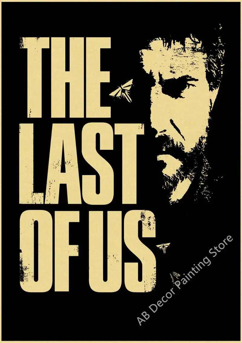 Retro The Last of Us Part 1 2 Poster Kraft Paper Prints Picture DIY Vintage Home Room Bar Cafe Art Wall Decor Aesthetic Painting June Wall Art