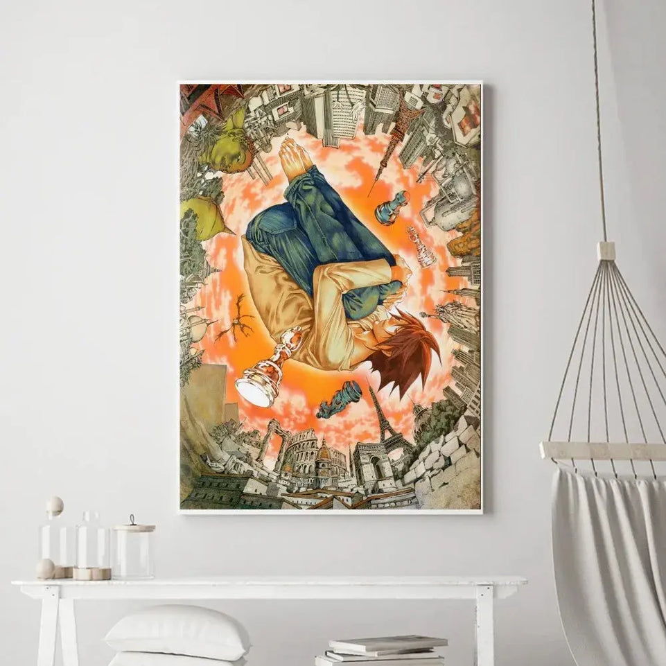 Hot Anime Death Note Poster Prints Poster Wall Painting Bedroom Living Room Wall Bar Restaurant Sticker Small June Wall Art