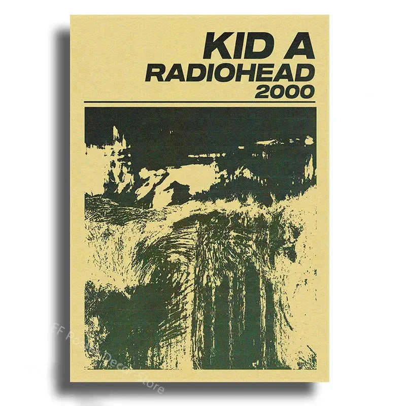 Rock Band Radiohead Music Art Poster Retro Prints Album Posters Vintage Home Room Bar Cafe Decor Aesthetic Picture Wall Painting June Wall Art