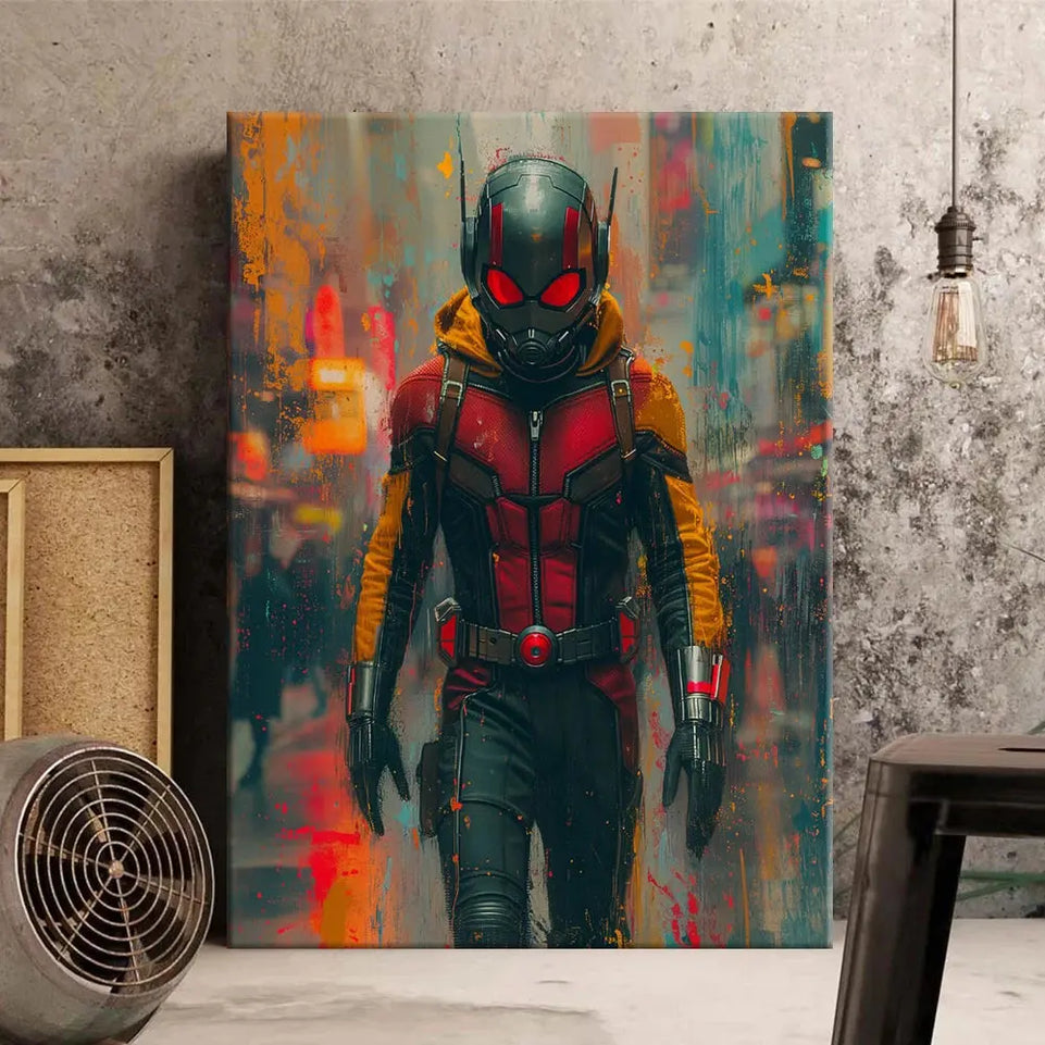 MINISO Poster Marvel Heroes Canvas Wall Art Print Spider-Man Captain America Hulk Art Mural Home Decor Birthday Christmas Gift June Wall Art