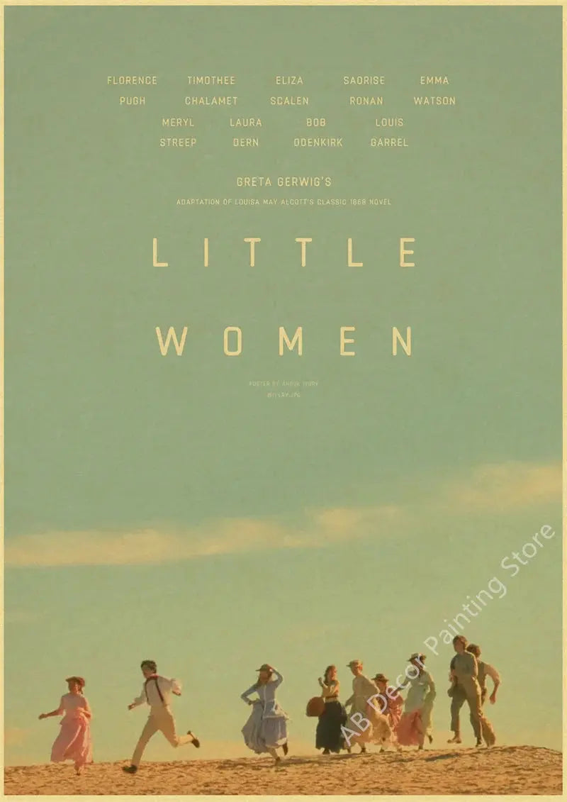 Nostalgic Printing Classic Movie Posters Kraft Paper Prints Hot Film Vintage Home Room Office Club Art Wall Decor Painting June Wall Art