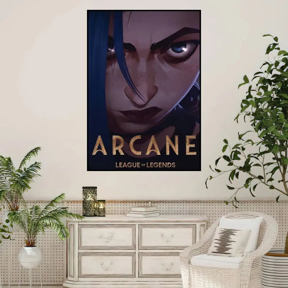 Arcane League of Legends Poster Prints Wall Sticker Painting Bedroom Living Room Decoration Office Home Self Adhesive June Wall Art