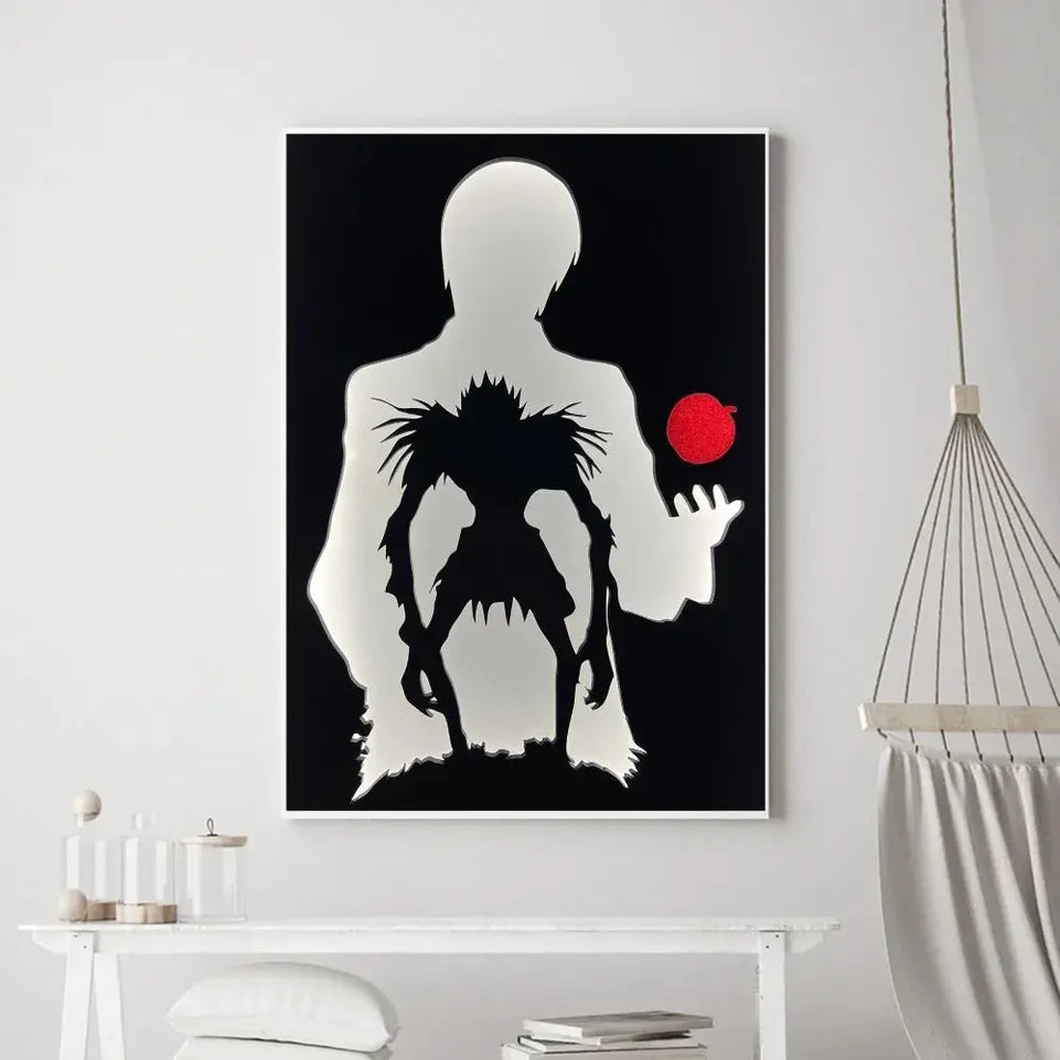 Hot Anime Death Note Poster Prints Poster Wall Painting Bedroom Living Room Wall Bar Restaurant Sticker Small June Wall Art