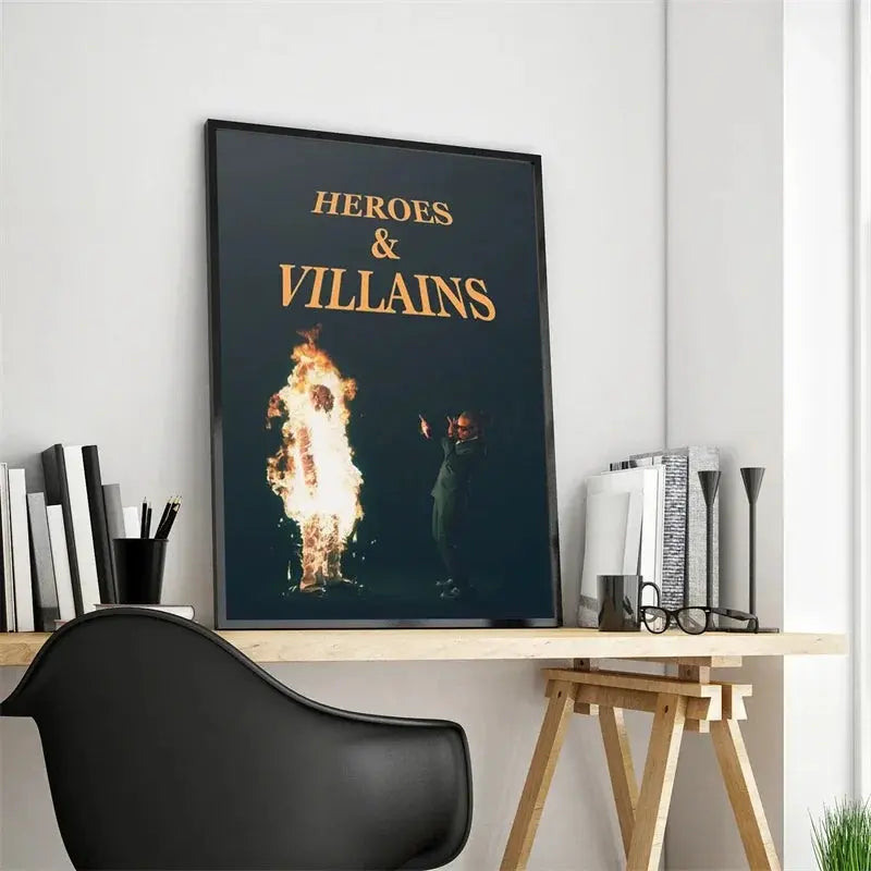 Scandinavian Minimalist Wall Art Pop Rapper Metro Boomin Music Album HD Canvas Poster Print Home Bedroom Living Room Decoration June Wall Art