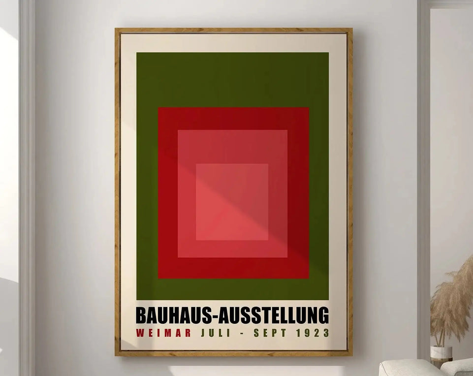 Modernist Bauhaus Geometric Canvas Poster Living Room Wall Art Retro Prints Mid Century Home Decorative Wall Art Painting June Wall Art