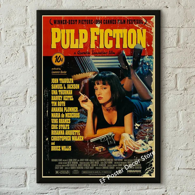 Classic Film Poster Prints Vintage Home Room Art Wall Decor Jennifer's Body/Jaws/Leon Movie Theater Painting Nostalgic Printings June Wall Art
