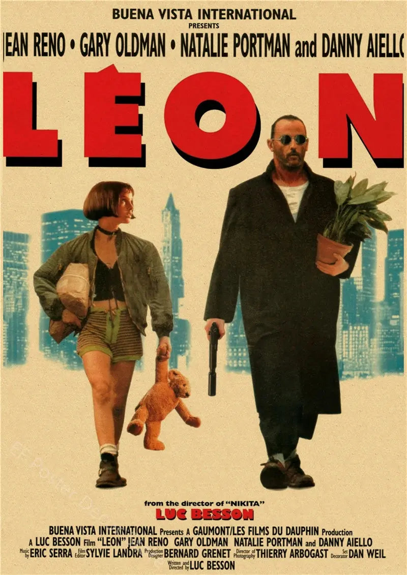 Vintage Movie Posters Retro Prints Fight Club/Leon Poster Classic Film Retro Home Room Cinema Decor Aesthetic Art Wall Painting June Wall Art