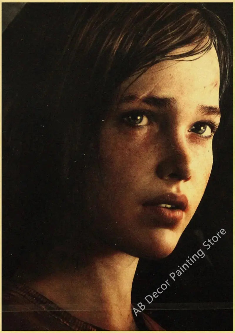 Retro The Last of Us Part 1 2 Poster Kraft Paper Prints Picture DIY Vintage Home Room Bar Cafe Art Wall Decor Aesthetic Painting June Wall Art
