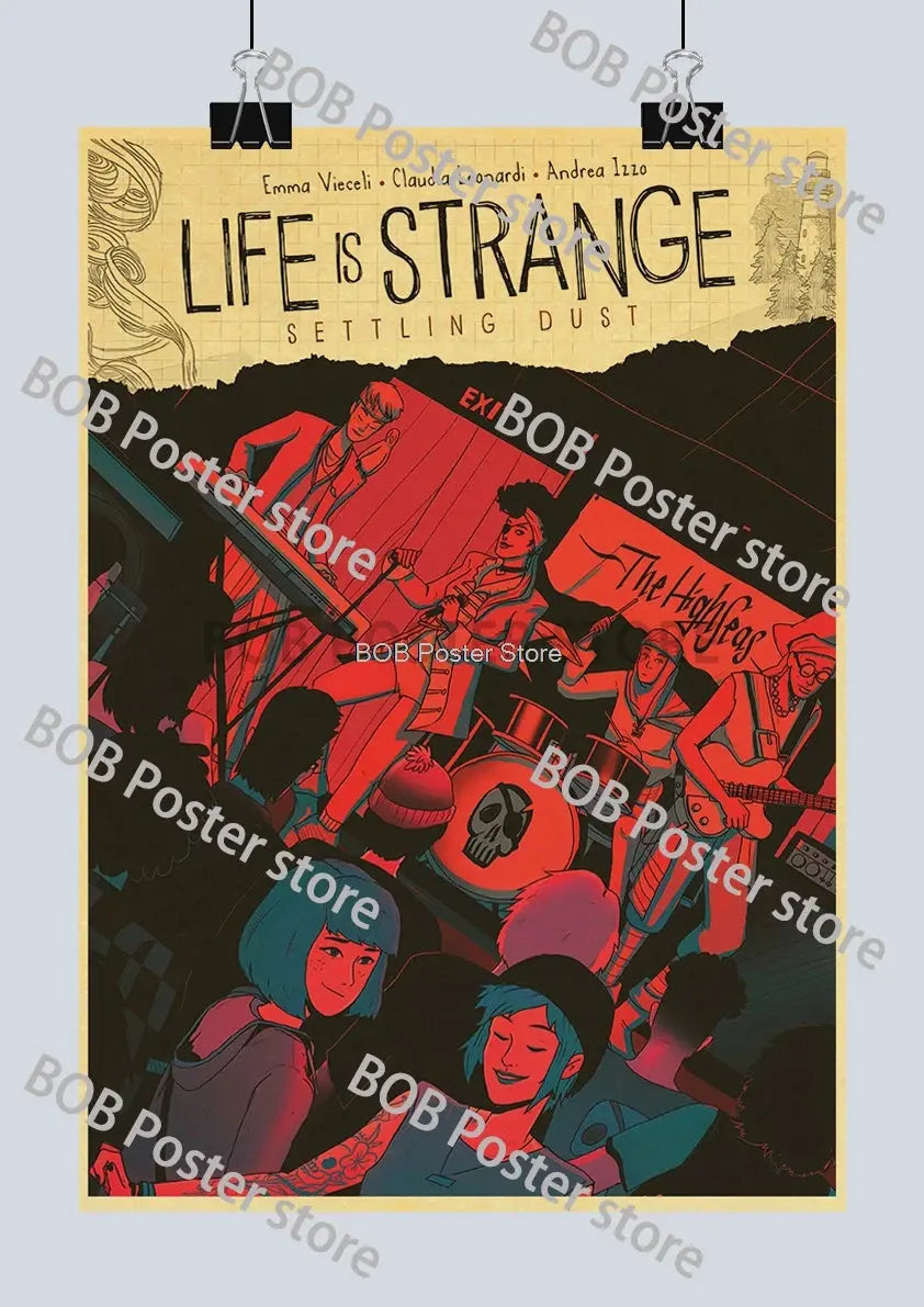 Classic Life is Strange 1 2 Before the Storm Video Game Kraft Poster Painting Wall Sticker Art Picture Game Room Home Gift Decor June Wall Art