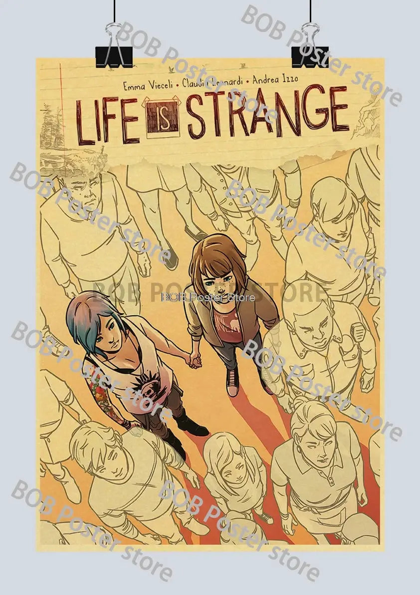 Classic Life is Strange 1 2 Before the Storm Video Game Kraft Poster Painting Wall Sticker Art Picture Game Room Home Gift Decor June Wall Art
