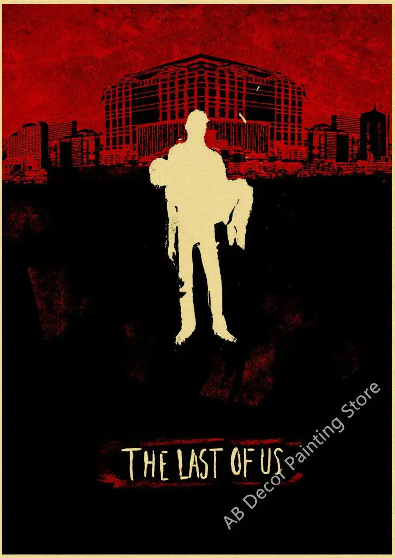 Retro The Last of Us Part 1 2 Poster Kraft Paper Prints Picture DIY Vintage Home Room Bar Cafe Art Wall Decor Aesthetic Painting June Wall Art