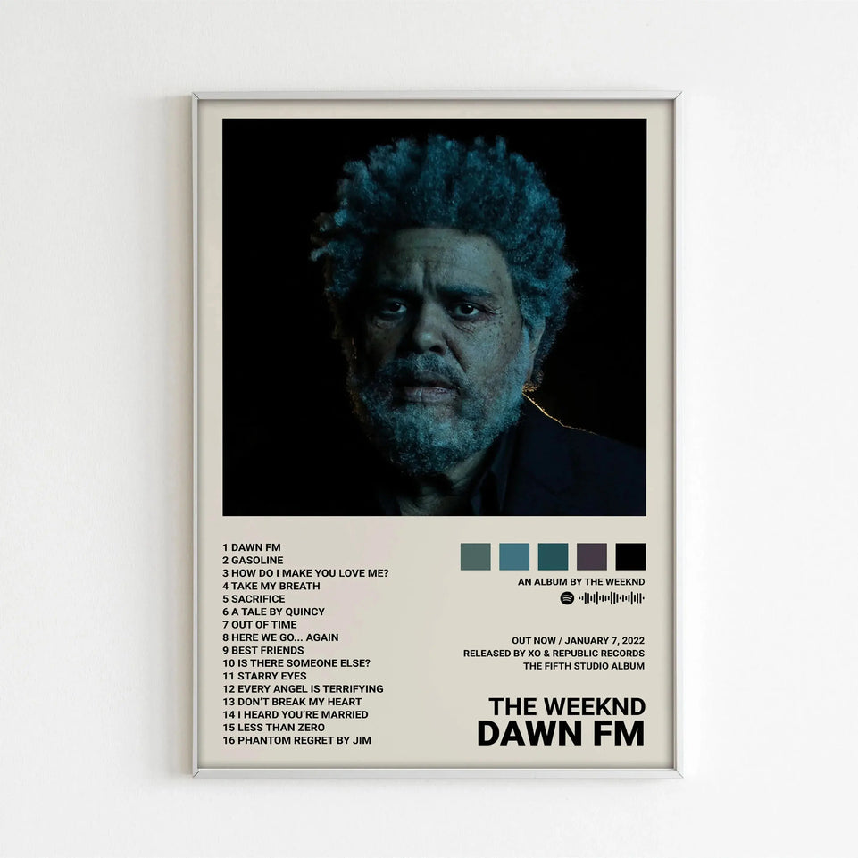 Music Album Star The Weeknd Hip Hop Print Posters For Living Room Canvas Painting Art Home Decoration Wall Decor Picture Gift June Wall Art