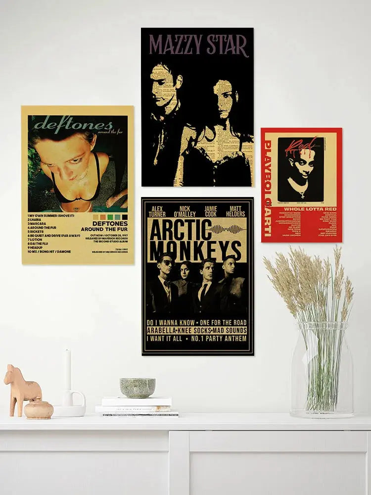 Mitski Drake Deftones Band Girl Lovers Poster Aesthetic Music AlbumRapper Canvas Painting Room Wall Decor Posters for Wall June Wall Art