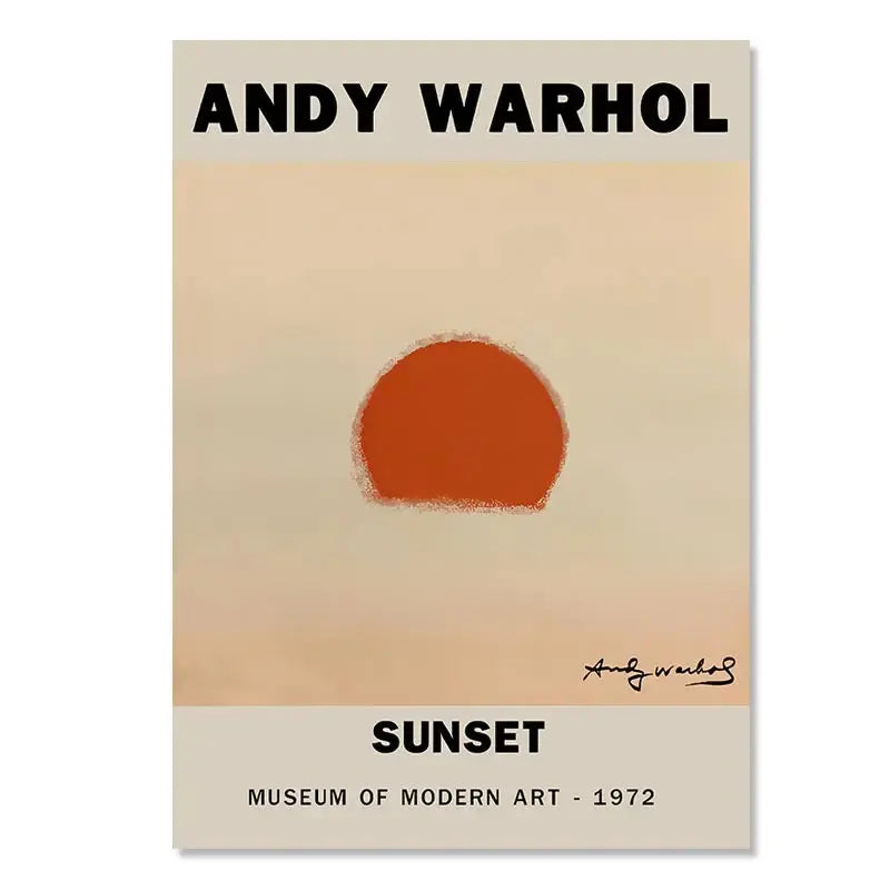 Abstract Yayoi Kusama Orange Wall Art Matisse Mark Rothko Posters and Prints Flower Market Canvas Painting Mural Decoration June Wall Art
