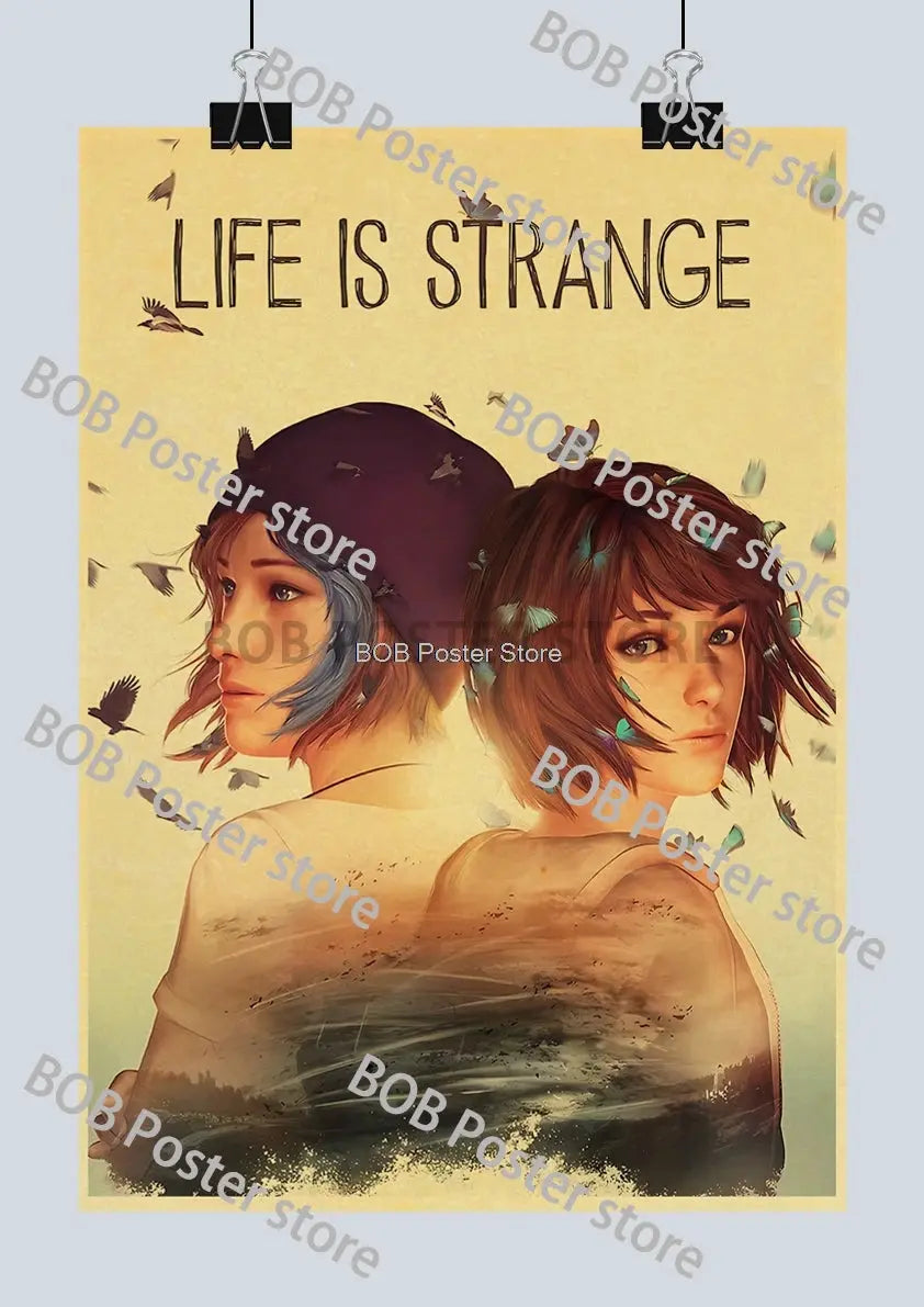 Classic Life is Strange 1 2 Before the Storm Video Game Kraft Poster Painting Wall Sticker Art Picture Game Room Home Gift Decor June Wall Art