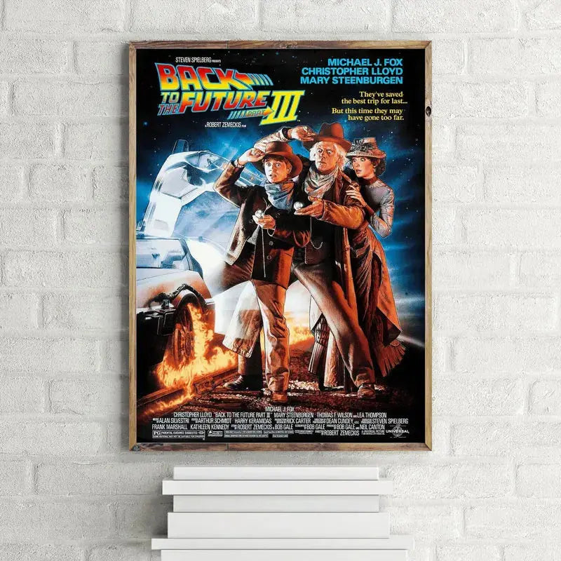 Movie Back To The Future Trilogy Posters Living Room Decorative Painting Wall Art Canvas Prints Home Decor Pictures June Wall Art