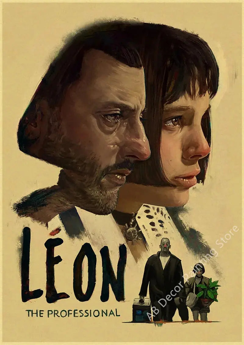 Nostalgic Printing Classic Movie Posters Kraft Paper Prints Hot Film Vintage Home Room Office Club Art Wall Decor Painting June Wall Art