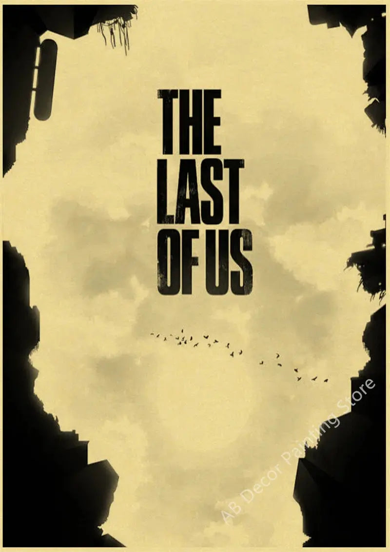 Retro The Last of Us Part 1 2 Poster Kraft Paper Prints Picture DIY Vintage Home Room Bar Cafe Art Wall Decor Aesthetic Painting June Wall Art