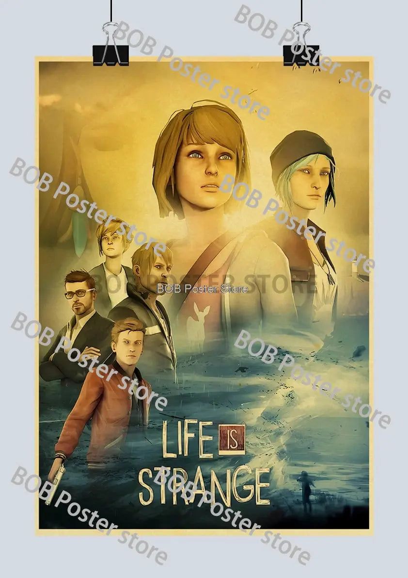Classic Life is Strange 1 2 Before the Storm Video Game Kraft Poster Painting Wall Sticker Art Picture Game Room Home Gift Decor June Wall Art