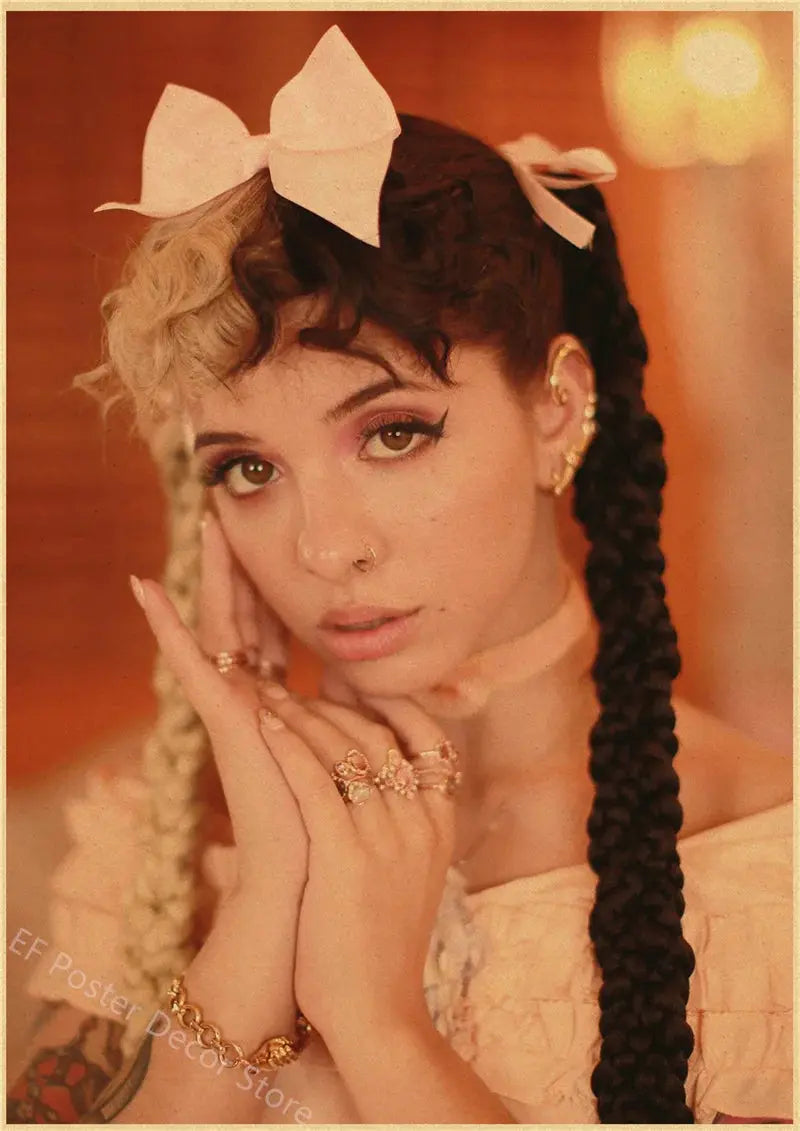 Vintage Singer Poster Retro Music Album Prints Melanie Martinez Pop Home Room Bar Cafe Club Decor Aesthetic Art Wall Painting June Wall Art