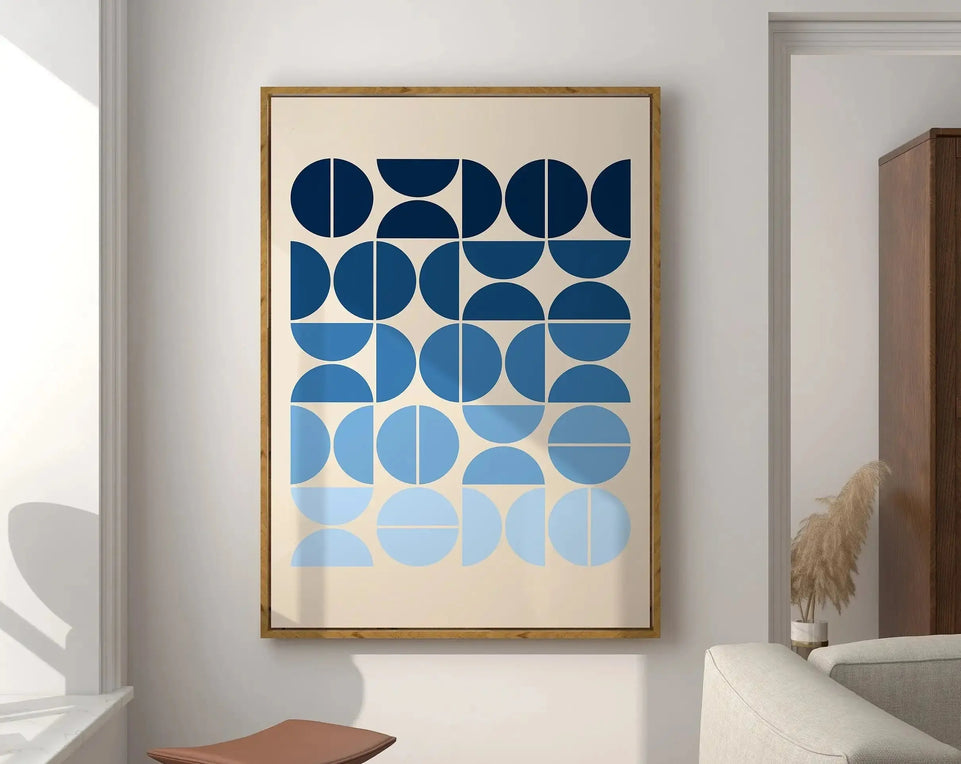 Modernist Bauhaus Geometric Canvas Poster Living Room Wall Art Retro Prints Mid Century Home Decorative Wall Art Painting June Wall Art