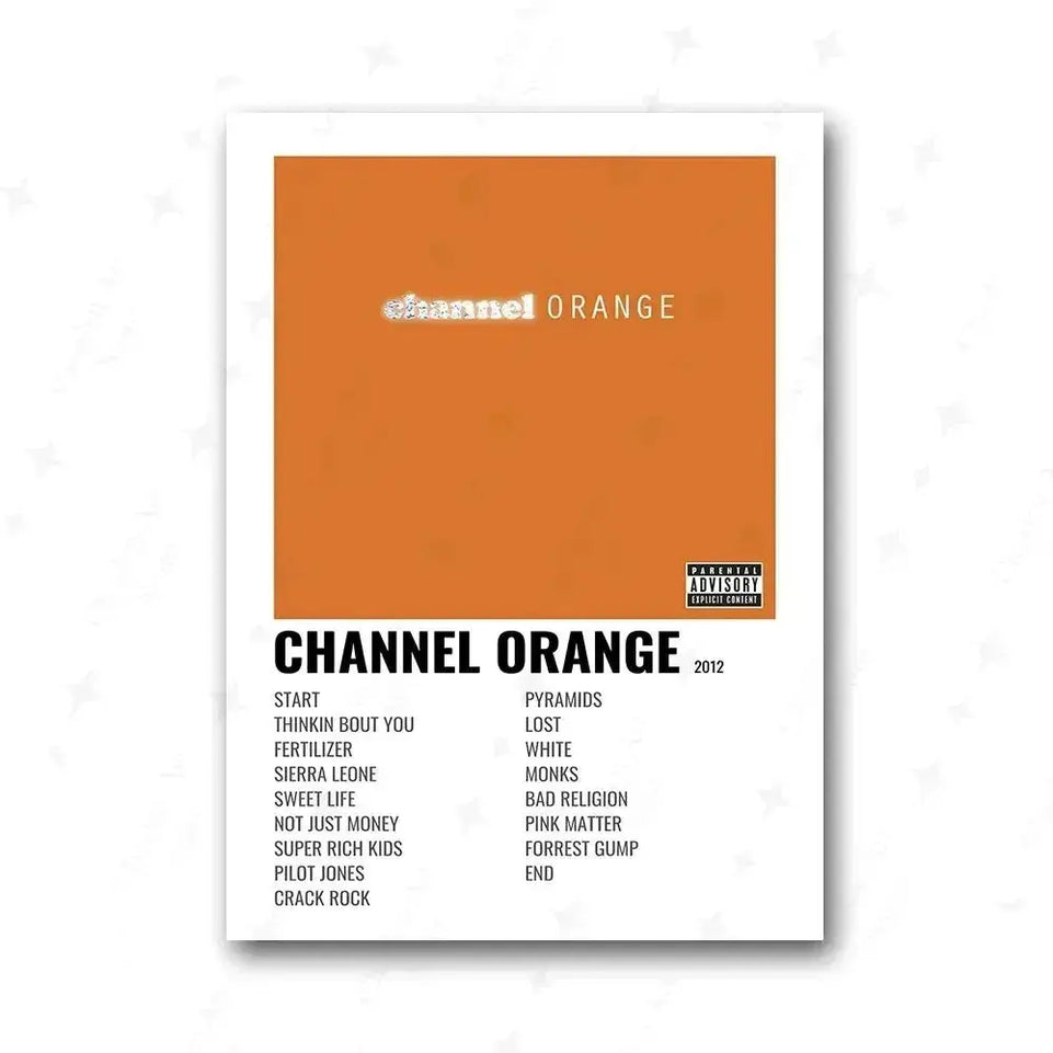 Tyler The Creator Frank Blonde Poster Hip Hop Rapper Singer Star Band Music Cover Wall Art Canvas Painting Cafe Home Room Decor June Wall Art