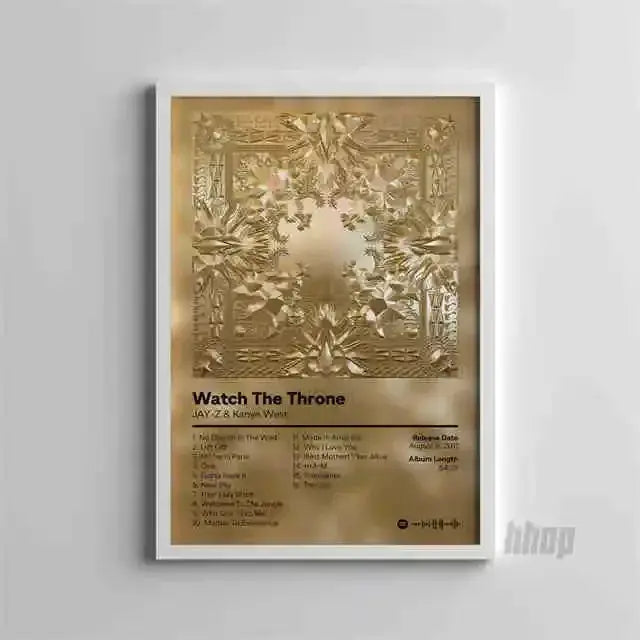 Pop Rapper Kanye West Music Album Poster Aesthetic Hip Hop Comics Cover Graduation Ghosts Donda Canvas Print Wall Art Room Decor June Wall Art