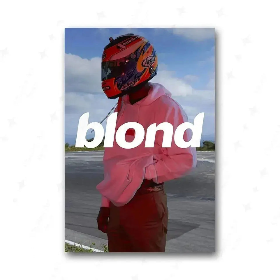 Tyler The Creator Frank Blonde Poster Hip Hop Rapper Singer Star Band Music Cover Wall Art Canvas Painting Cafe Home Room Decor June Wall Art