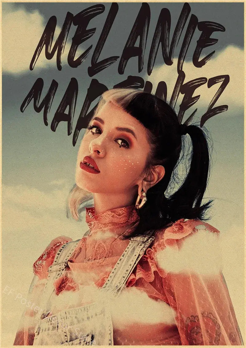 Vintage Singer Poster Retro Music Album Prints Melanie Martinez Pop Home Room Bar Cafe Club Decor Aesthetic Art Wall Painting June Wall Art