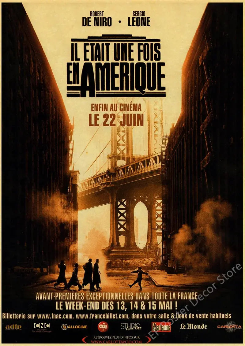 Hot Classic Movie Poster Leon Godfather TV Film Prints Posters Vintage Home Room Club Wall Decor Gift Art Picture Retro Painting June Wall Art