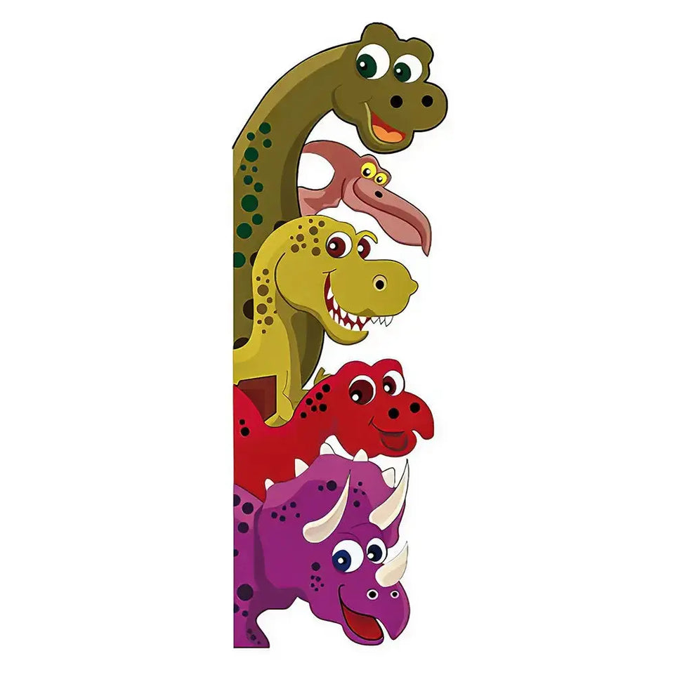 Funny Probe Dinosaur Room Decor Wall Decals Behind The Door Stickers Kids Bedroom Living Room Children Nursery Mural Wall Art June Wall Art