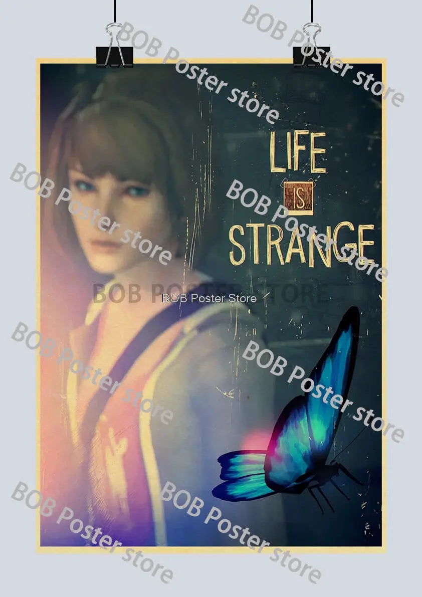 Classic Life is Strange 1 2 Before the Storm Video Game Kraft Poster Painting Wall Sticker Art Picture Game Room Home Gift Decor June Wall Art