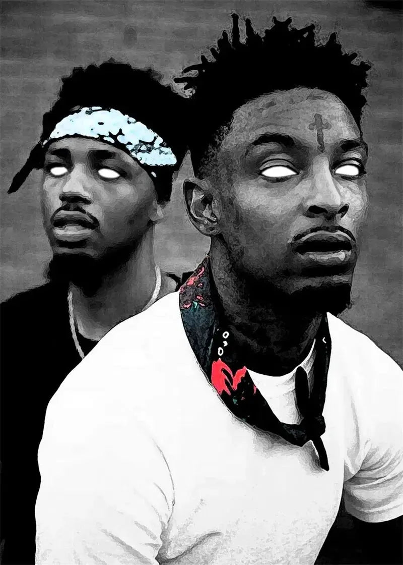 Scandinavian Minimalist Wall Art Pop Rapper Metro Boomin Music Album HD Canvas Poster Print Home Bedroom Living Room Decoration June Wall Art
