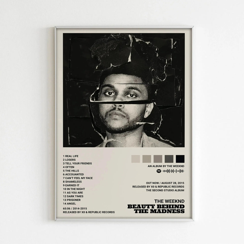 Music Album Star The Weeknd Hip Hop Print Posters For Living Room Canvas Painting Art Home Decoration Wall Decor Picture Gift June Wall Art
