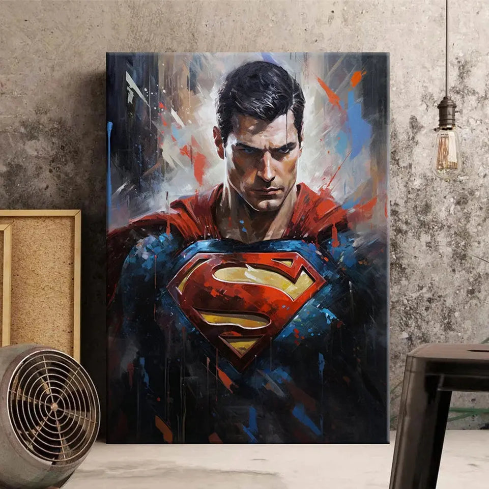 MINISO Poster Marvel Heroes Canvas Wall Art Print Spider-Man Captain America Hulk Art Mural Home Decor Birthday Christmas Gift June Wall Art