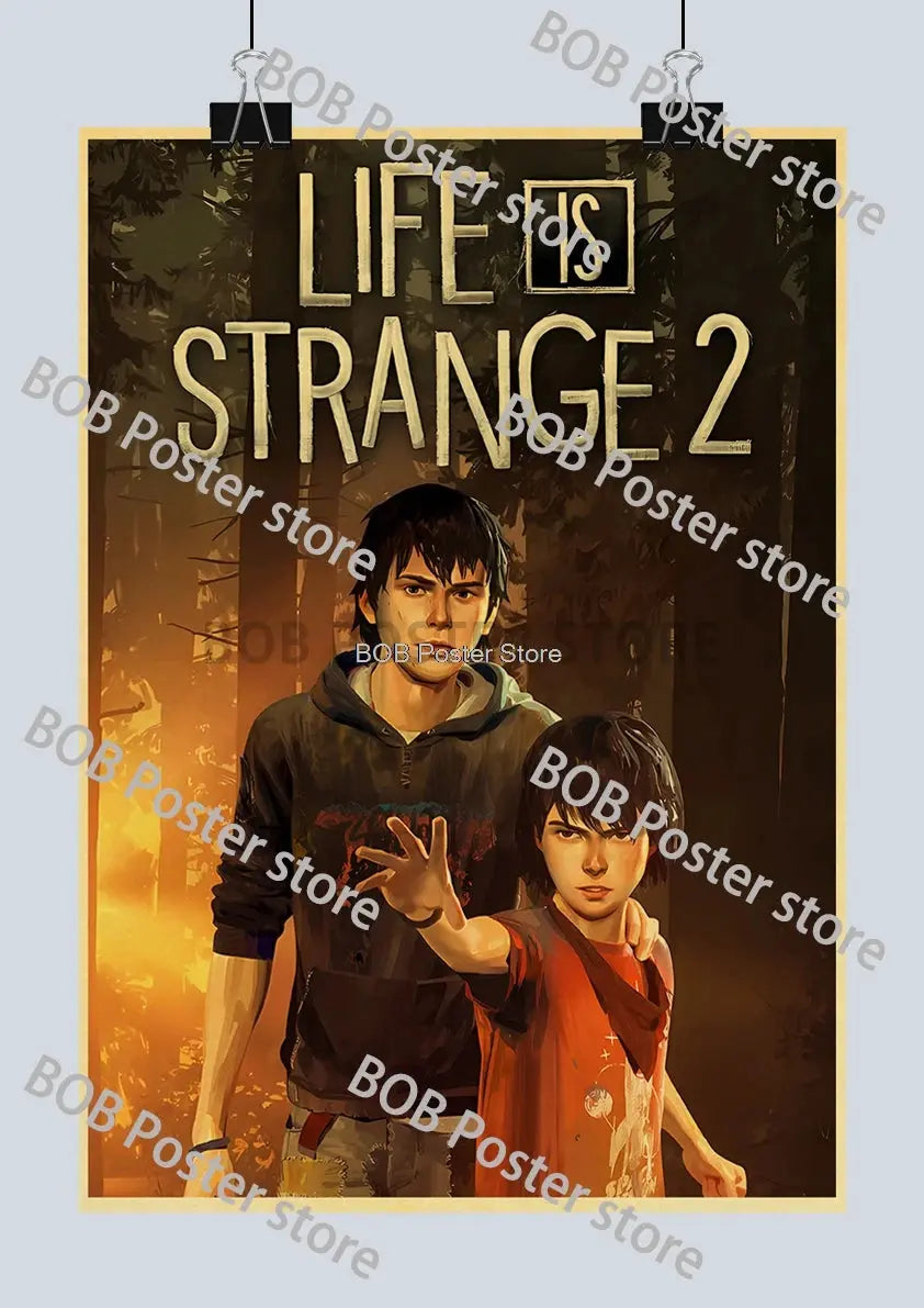 Classic Life is Strange 1 2 Before the Storm Video Game Kraft Poster Painting Wall Sticker Art Picture Game Room Home Gift Decor June Wall Art