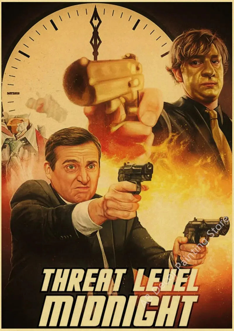 Nostalgic Printing Classic Movie Posters Kraft Paper Prints Hot Film Vintage Home Room Office Club Art Wall Decor Painting June Wall Art