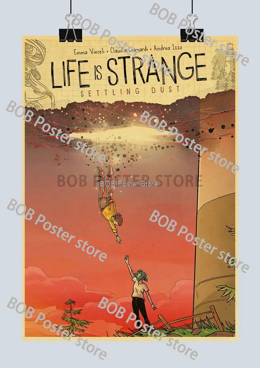 Classic Life is Strange 1 2 Before the Storm Video Game Kraft Poster Painting Wall Sticker Art Picture Game Room Home Gift Decor June Wall Art