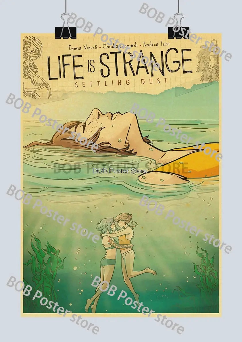 Classic Life is Strange 1 2 Before the Storm Video Game Kraft Poster Painting Wall Sticker Art Picture Game Room Home Gift Decor June Wall Art