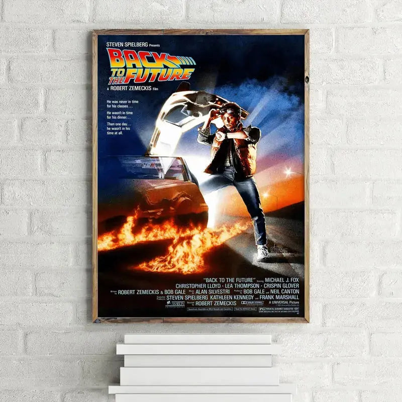 Movie Back To The Future Trilogy Posters Living Room Decorative Painting Wall Art Canvas Prints Home Decor Pictures June Wall Art