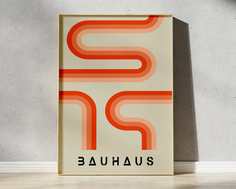 Modernist Bauhaus Geometric Canvas Poster Living Room Wall Art Retro Prints Mid Century Home Decorative Wall Art Painting June Wall Art