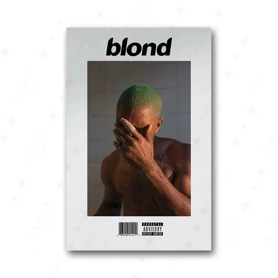 Tyler The Creator Frank Blonde Poster Hip Hop Rapper Singer Star Band Music Cover Wall Art Canvas Painting Cafe Home Room Decor June Wall Art