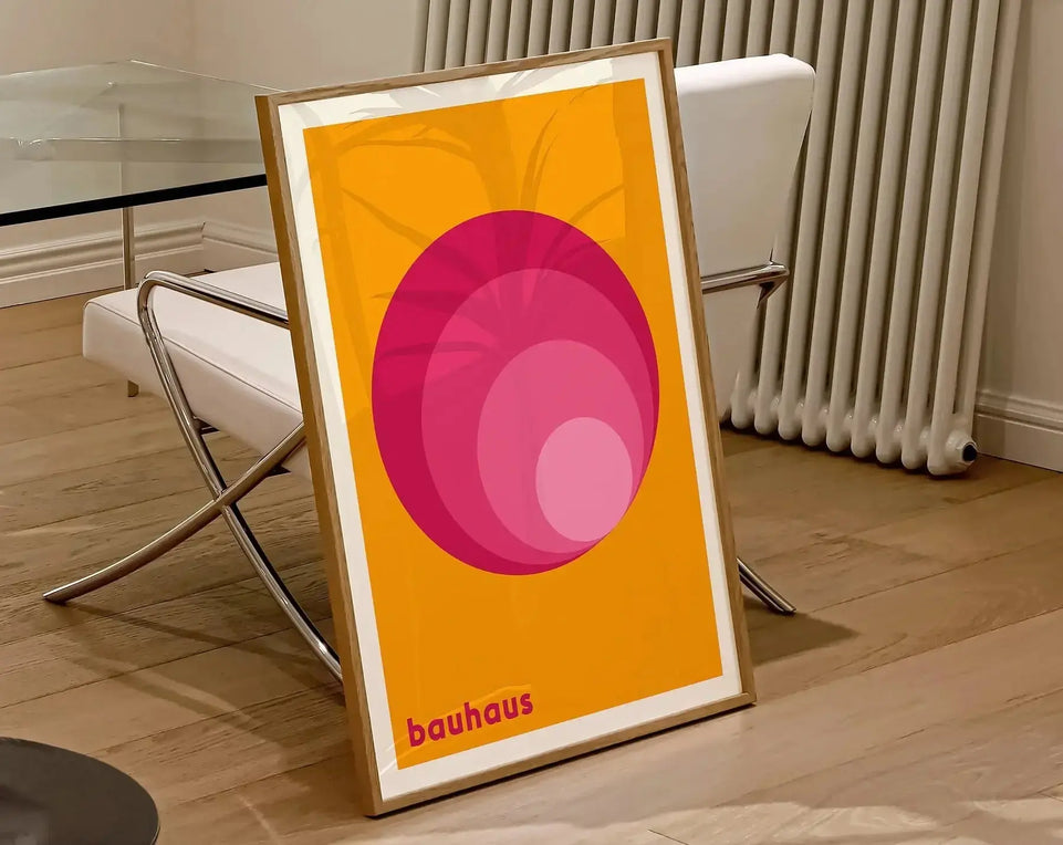 Modernist Bauhaus Geometric Canvas Poster Living Room Wall Art Retro Prints Mid Century Home Decorative Wall Art Painting June Wall Art