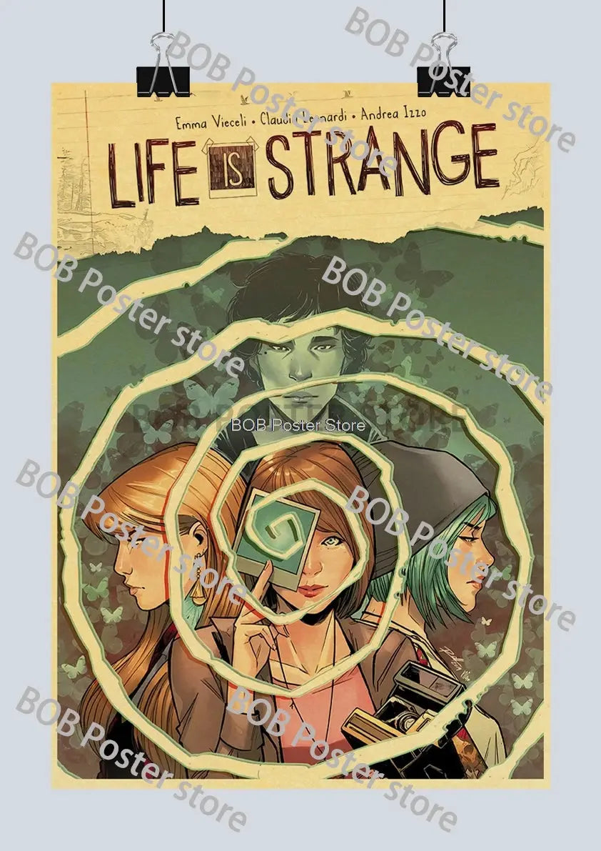 Classic Life is Strange 1 2 Before the Storm Video Game Kraft Poster Painting Wall Sticker Art Picture Game Room Home Gift Decor June Wall Art