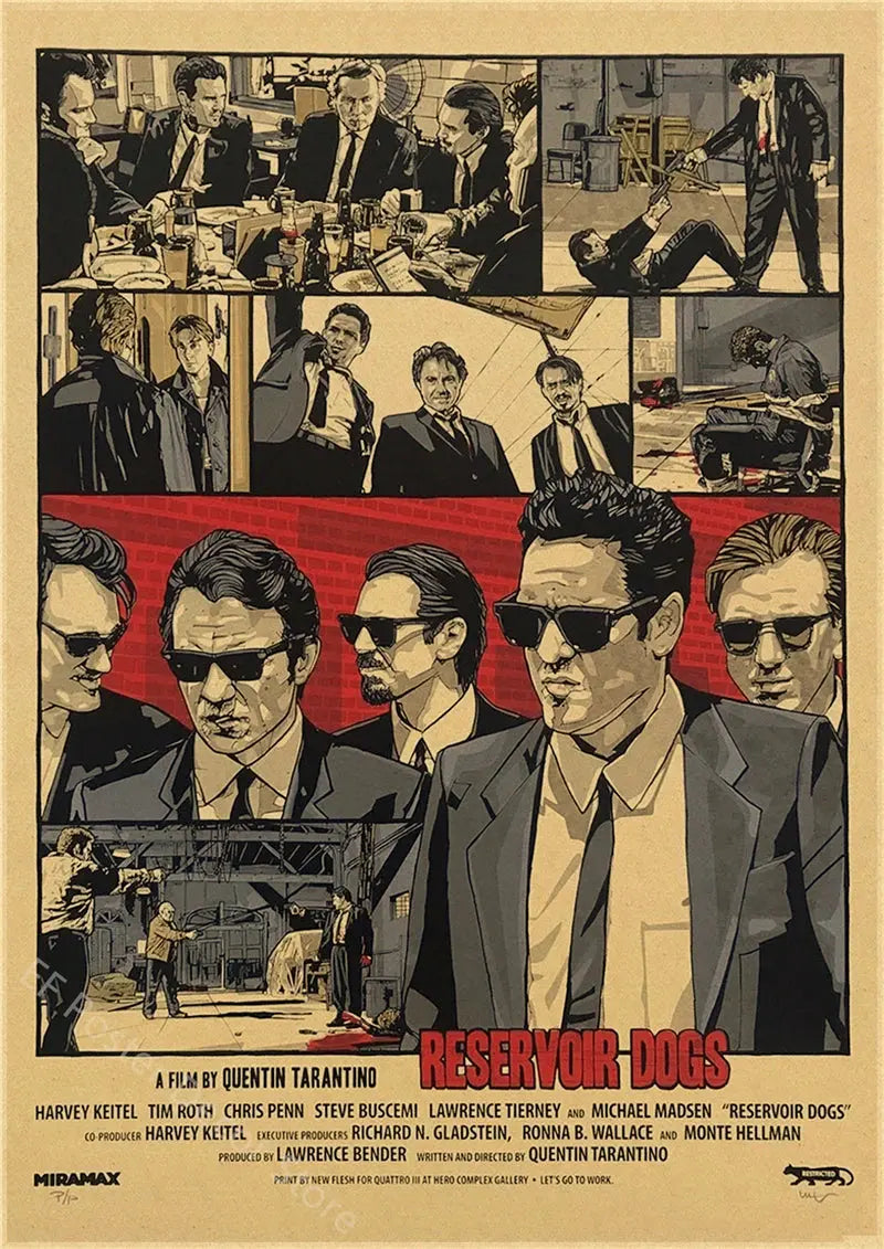 Vintage Movie Posters Retro Prints Fight Club/Leon Poster Classic Film Retro Home Room Cinema Decor Aesthetic Art Wall Painting June Wall Art