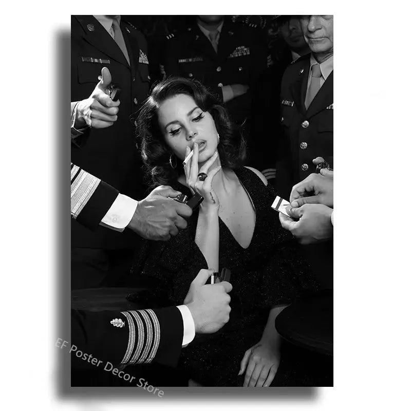 Lizzy Grant Lana Del Rey Poster Aesthetic Prints Picture Gift Kitchen Room Home Decor Club Bar Cafe Decoration Art Wall Painting June Wall Art
